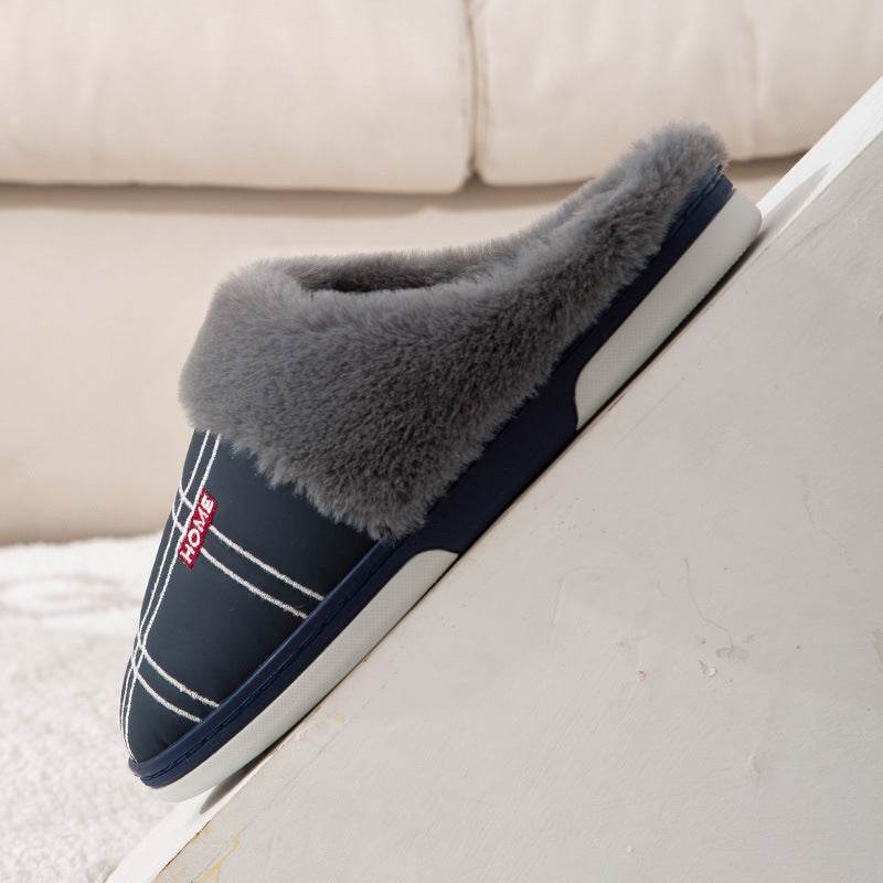 Winter Warm Slugged Bottom Plush Slippers - ProTrendyz