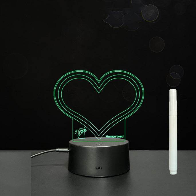 3D Acrylic Board Handwriting Message Board LED Light - ProTrendyz
