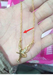 Diamond Angel Wings Necklace Charm Fashion Jewelry - ProTrendyz