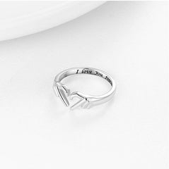 Romantic Heart Hand Hug Fashion Ring For Women Couple Jewelry Silver Color Punk Gesture Wedding Men Finger Accessories Gifts - ProTrendyz