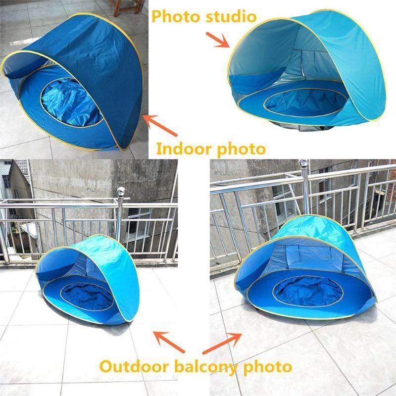 Baby Beach Tent Portable Shade Pool UV Protection Sun Shelter For Infant Outdoor Toys Child Swimming Pool Play House Tent Toys - ProTrendyz