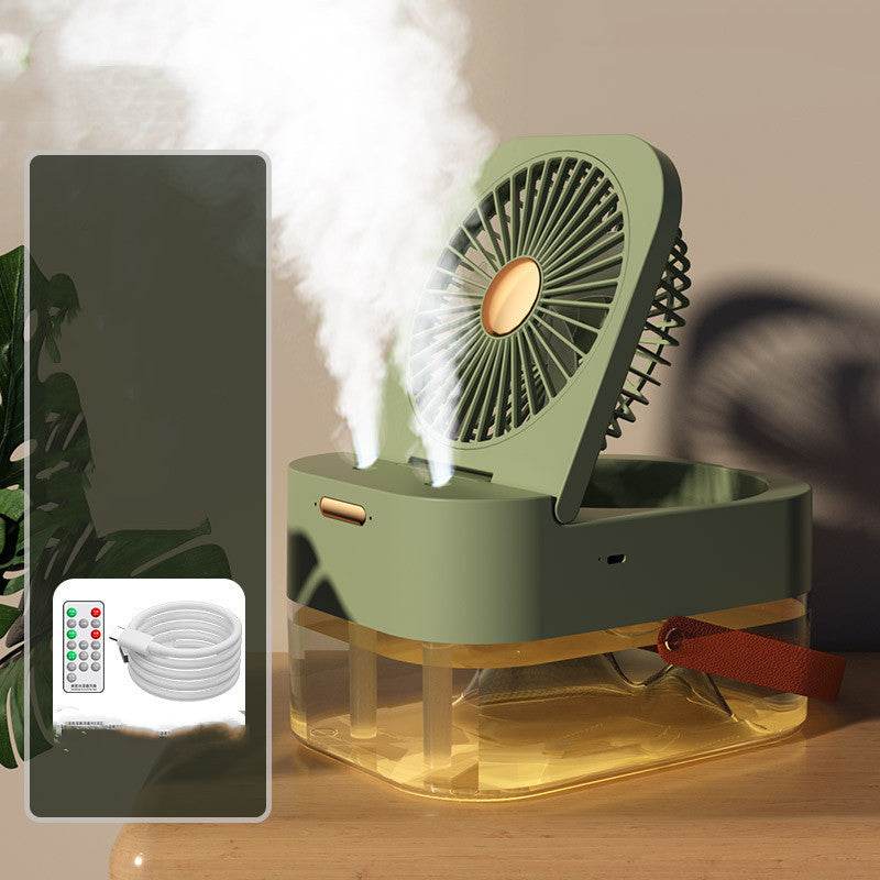 Humidifier Spray Fan Portable Fan Air Cooler Air Humidifier USB Mist Fan Desktop Fan With Night Light For Summer Home Appliance - ProTrendyz