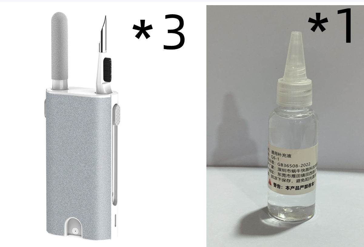 5 In 1 Screen Cleaner Kit Camera Phone Tablet Laptop Screen Cleaning Tools Earphone Cleaning Brush Pen For Office - ProTrendyz