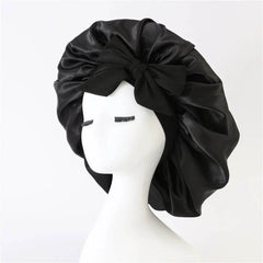 New Silk Bonnet For Sleeping Women Satin Bonnet Hair Bonnet Night Sleep Cap Scarf Wrap For Curly Hair With Tie Band For Curly Hair - ProTrendyz