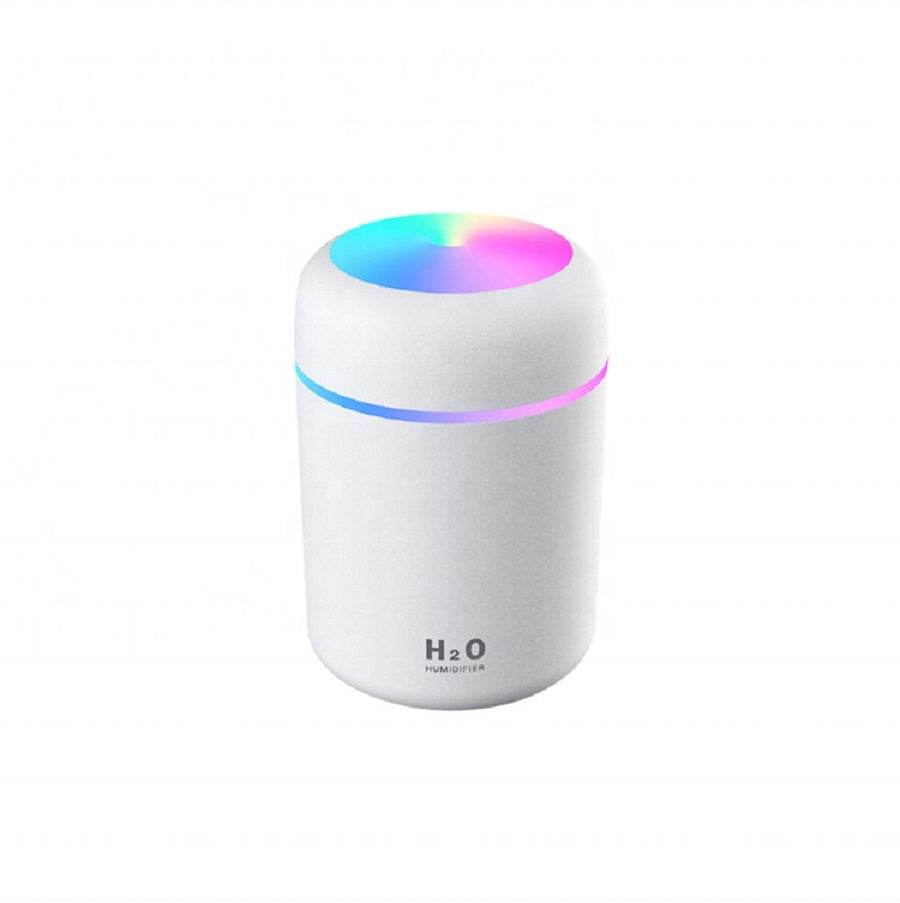 Cool Mist Humidifier, 300ml Mini Portable Humidifier With Multicolor LED Night Light, 2 Mist Mode And Auto Shut-Off, Personal Desktop Aroma Diffuser For Home Office - ProTrendyz
