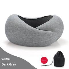 Soft Memory Foam Travel Neck Pillow U Shape Adjustable Support Comfortably Sleeping On Plane Car Office Noon Break - ProTrendyz