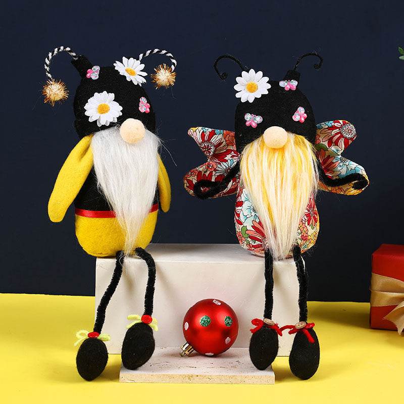 Bee Festival Flower Butterfly Long Legs Faceless Doll - ProTrendyz