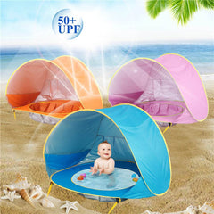 Baby Beach Tent Portable Shade Pool UV Protection Sun Shelter For Infant Outdoor Toys Child Swimming Pool Play House Tent Toys - ProTrendyz