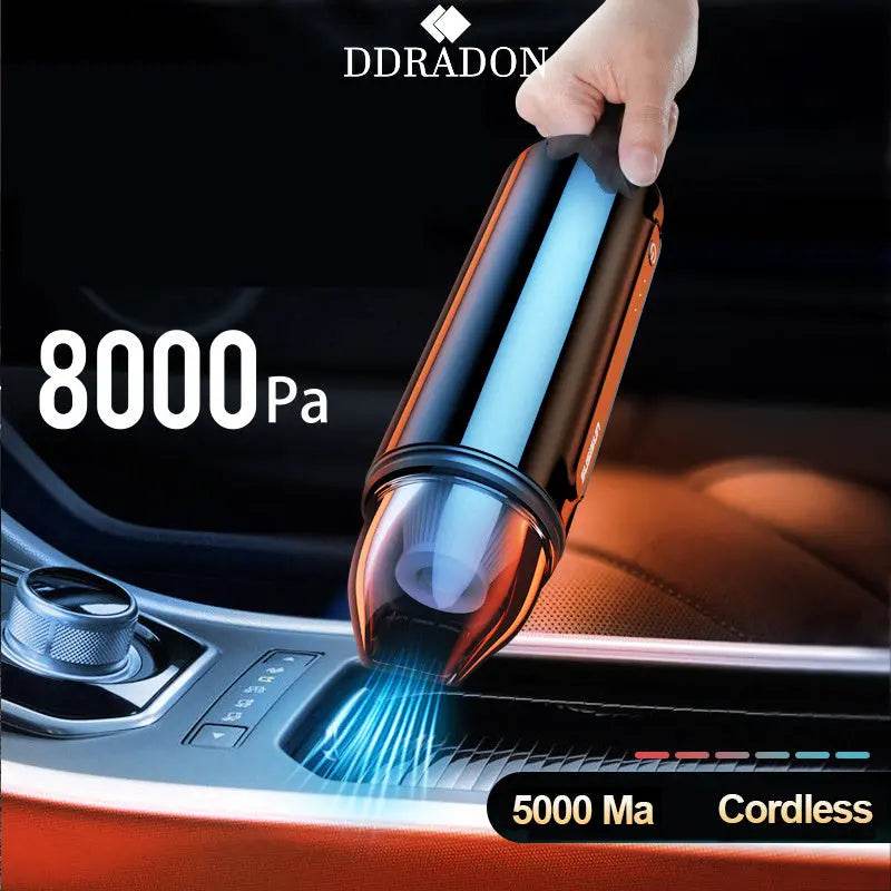 Powerful Car Vacuum Cleaner Wireless Rechargeable High-power Powerful Small Mini Portable - ProTrendyz