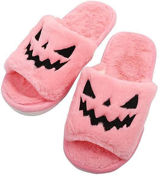 Halloween Shoes Winter Cute Warm Home Slippers Women - ProTrendyz