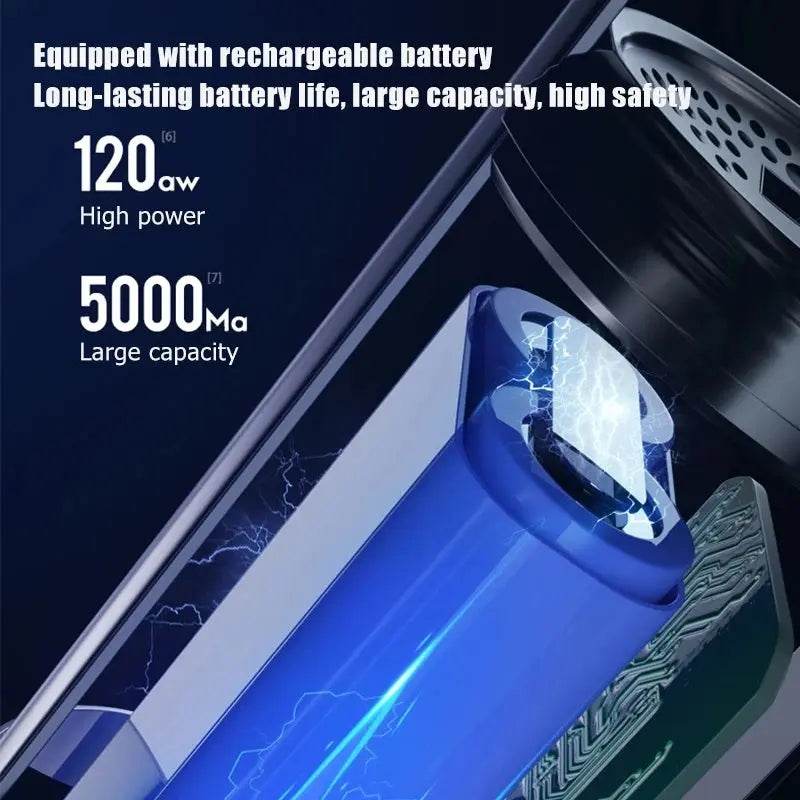 Powerful Car Vacuum Cleaner Wireless Rechargeable High-power Powerful Small Mini Portable - ProTrendyz