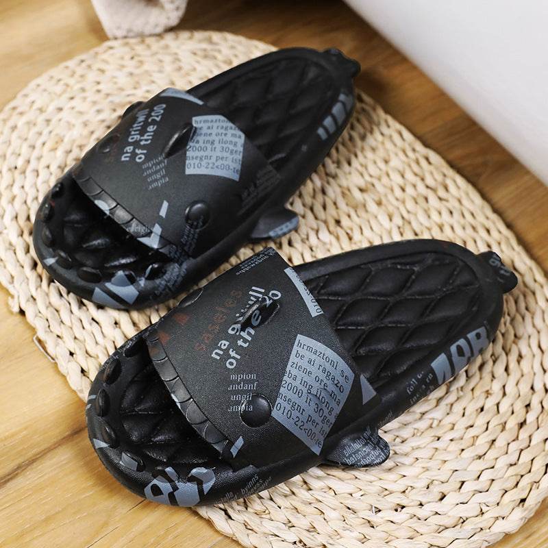 Home Slippers Cute Shark Couple Casual Large - ProTrendyz