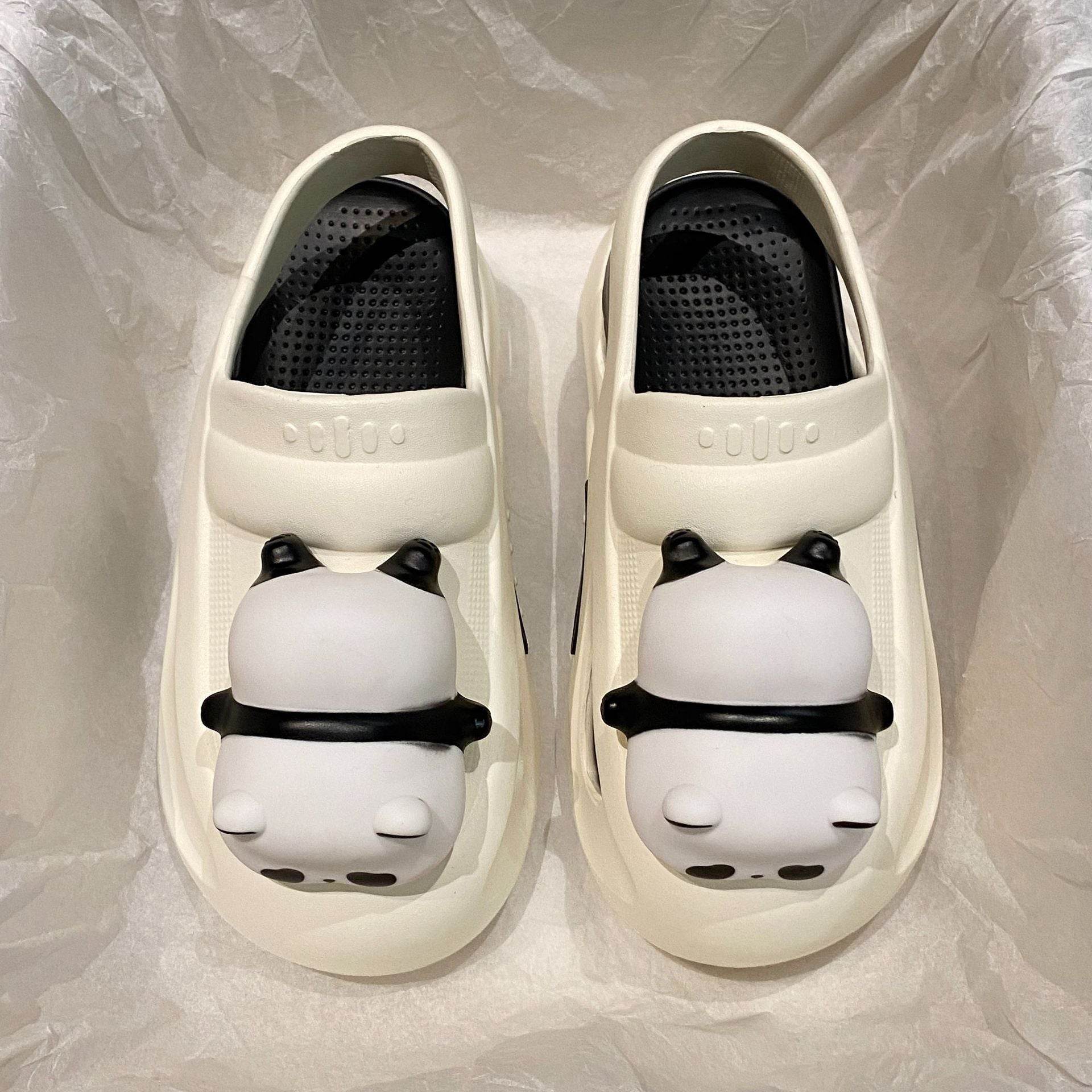 2024 Cute Slipper With Panda Lamp Summer Sandales Femme Light Funny Woman Slippers Shoes Women - ProTrendyz