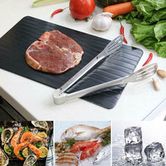 Fast Defrost Tray Fast Thaw Frozen Food Meat Fruit Quick Defrosting Plate Board Defrost Tray Thaw Master Kitchen Gadgets - ProTrendyz