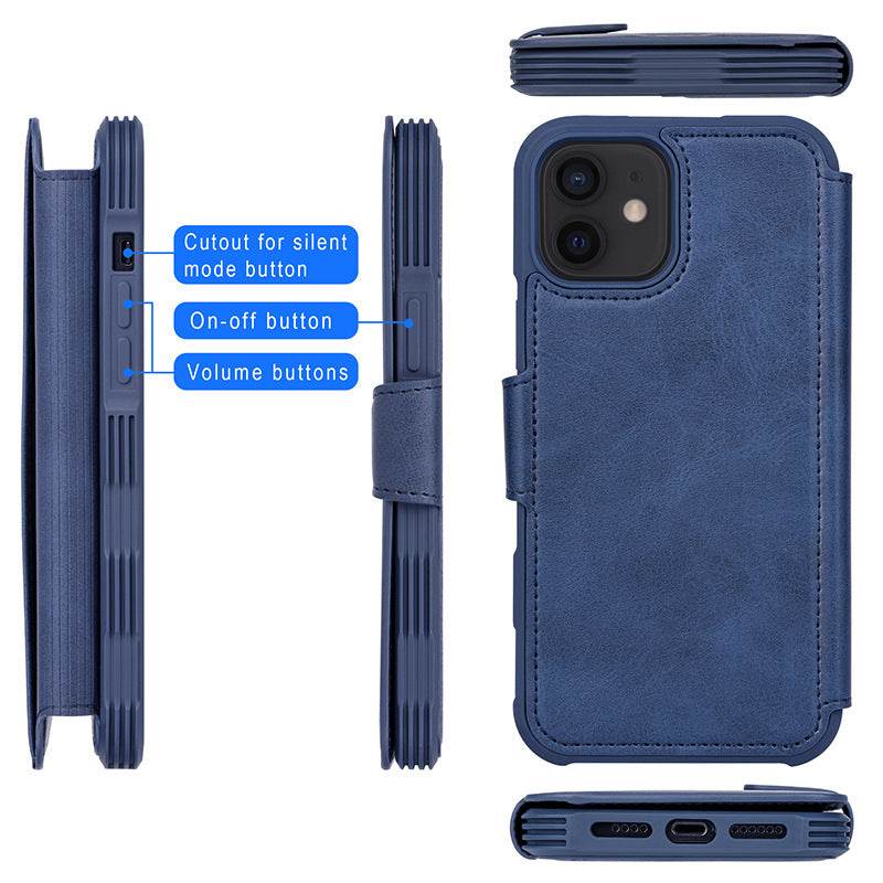 Magnetic Phone Case Flip Card Phone Holster - ProTrendyz