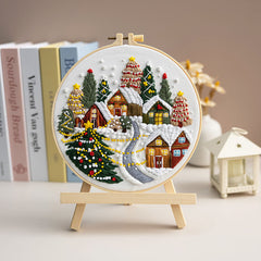 Embroidered Handicraft DIY Material Christmas Kit Fabric