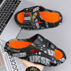 Men's Summer Outerwear Stylish Beach Platform Slippers - ProTrendyz