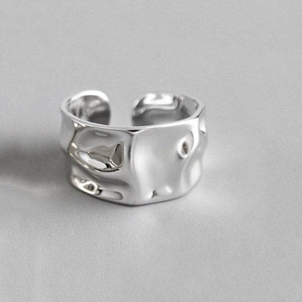 Women's Fashion Irregular Convex Wide Face Ring - ProTrendyz