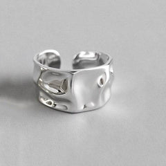 Women's Fashion Irregular Convex Wide Face Ring - ProTrendyz