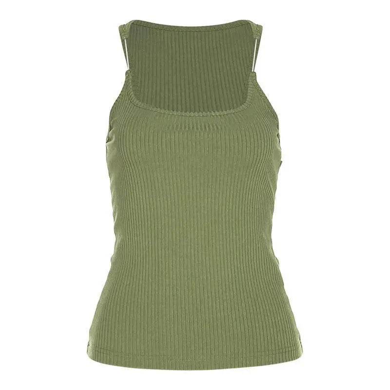 Y2K Invisible Camisole Vest Ins Fashion Slim U-neck Top Summer Women's Clothing - ProTrendyz
