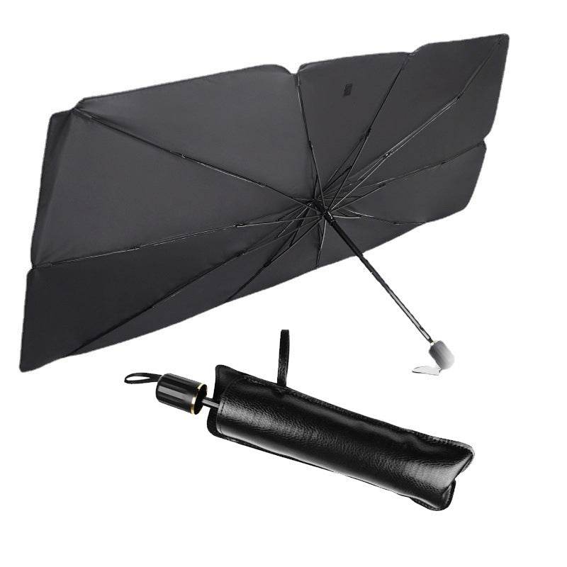 Foldable Car Windshield Sun Shade Umbrella UV Protection Heat Insulation Parasol Auto Front Window Cover Interior Protector Summer Gadgets - ProTrendyz