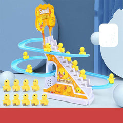 Little Duck Climbing Stairs Toy Little Penguin Automatic Ladder Light - ProTrendyz