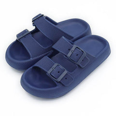 Platform Slippers Women's Summer Buckle Home Shoes Fashion Outdoor Wear Soft Bottom Sandals - ProTrendyz