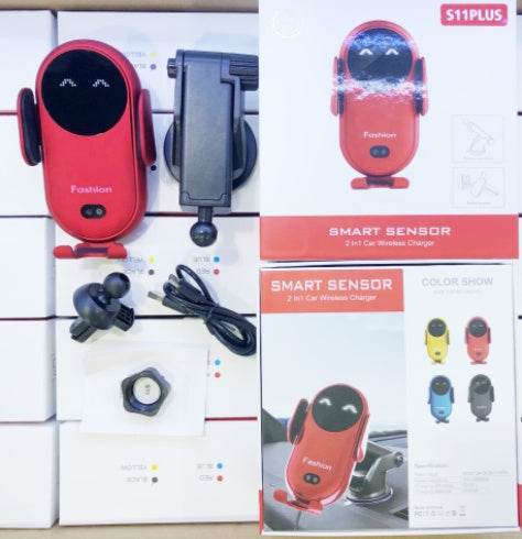 Infrared Induction Car Wireless Charger Car Phone Holder - ProTrendyz