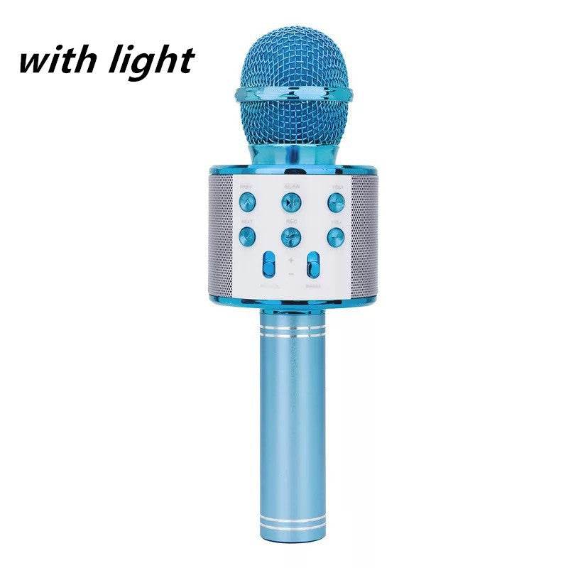 Wireless Microphone Portable Bluetooth Mini Home Ktv For Music Playing Singing Speaker Player - ProTrendyz