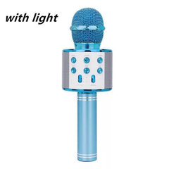 Wireless Microphone Portable Bluetooth Mini Home Ktv For Music Playing Singing Speaker Player - ProTrendyz