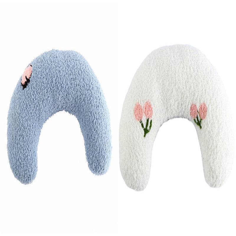 Little Pillow For Cats Fashion Neck Protector Deep Sleep Puppy U-Shaped Pillow Pets Pillow Kitten Headrest Dog Sleeping Pillow Pet Products - ProTrendyz