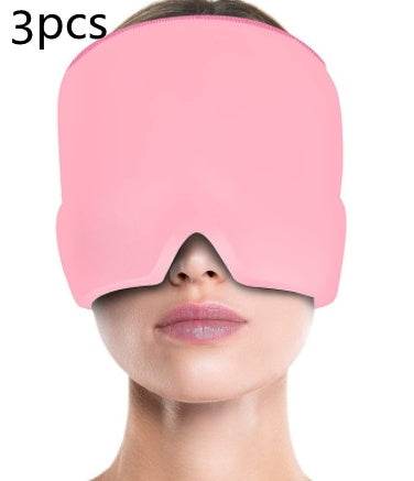 Ice Compress Headache Eye Mask Hat Relief For Migraines, Stress, And Tension Massage Tool - ProTrendyz