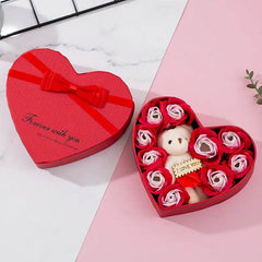 Heart-shaped Rose Red Gift Box New Year Christmas Gift Box Valentine's Day Christmas Gift Mother's Day Birthday Gift - ProTrendyz