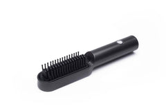 USB Portable Hot Air Comb Rechargable Professional Hair Dryer Brush 2 In1 Mini Hair Straightener Curler Brush Hair Styler - ProTrendyz