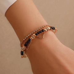 Bracelets Ethnic Style Beaded Diamond Tassel Bracelet - ProTrendyz