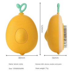 Cat Brush Hair Remover Cleaning Avocado Shaped Dog Grooming Tool Pet Combs Brush Stainless Steel Needle Pet Cleaning Care - ProTrendyz