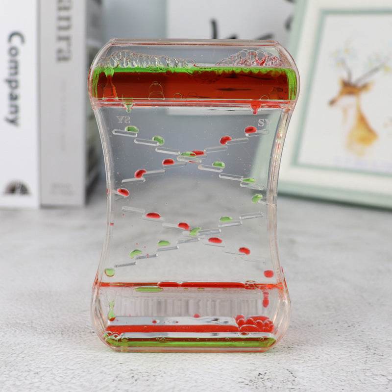 Creative Cruise Fluid Liquid Hourglass Quicksand Timer 2024 Ins Living Room Office Ornaments Desk Table Decorations Home Decor - ProTrendyz