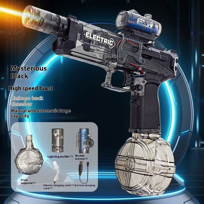 Fire Rat Electric Water Pistol Cool Light Full Automatic Water Spray Gun Summer Toy Sports Entertainment Children Gifts AC223 - ProTrendyz