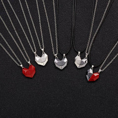 Creative Magnet Necklace Love Heart Broken Men And Women - ProTrendyz