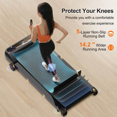 Walking Pad Under Desk Treadmill For Home Office -2.5HP Walking Treadmill 0.5-4MPH Capacity Treadmill For Walking Running Remote Control Batteries US - ProTrendyz