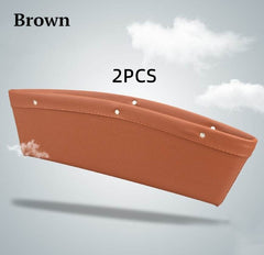 Car Organizer Box Caddy Catcher PU Leather Seat Gap Storage Bag - ProTrendyz