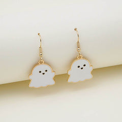 Halloween Earrings Cute Pumpkin Spooky Oil Drip Alloy Earrings Jewelry - ProTrendyz