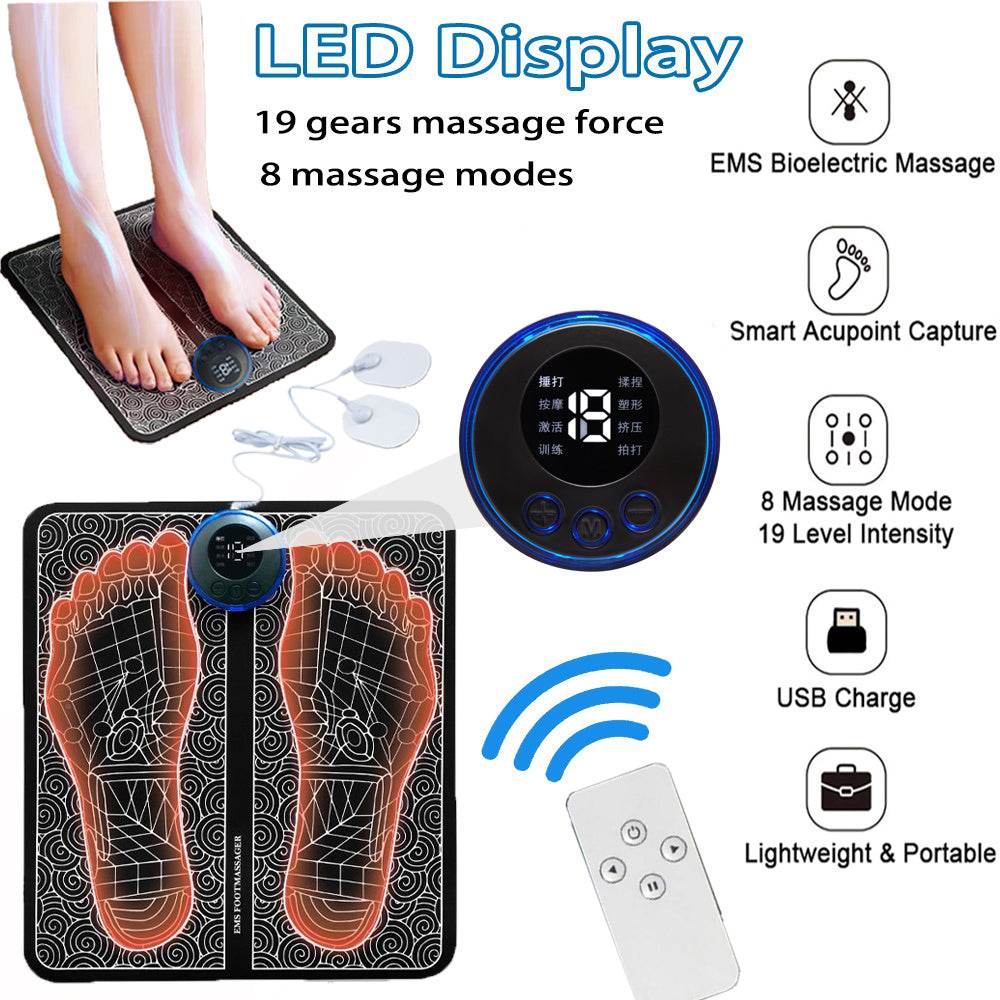 Rechargeable Portable Foot Intelligent Massage Pad - ProTrendyz