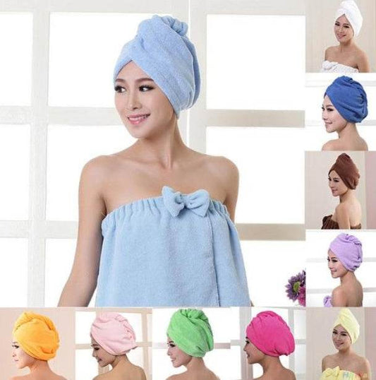 Women's Hair Dryer Cap, Absorbent Dry Hair Towel - ProTrendyz