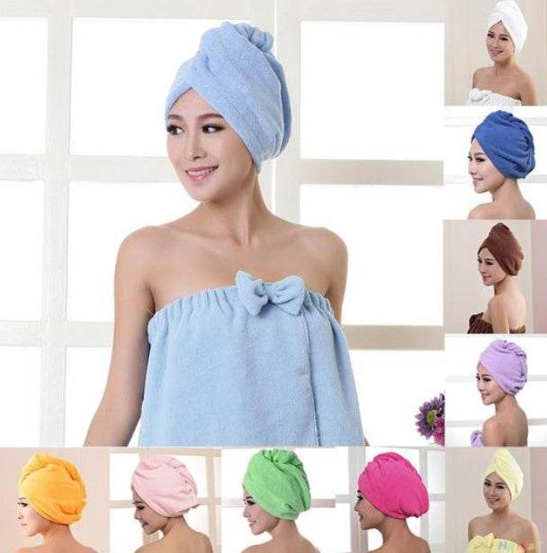 Women's Hair Dryer Cap, Absorbent Dry Hair Towel - ProTrendyz