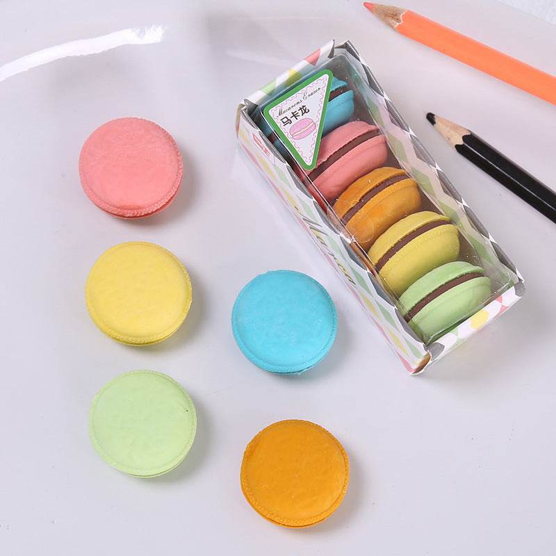 New student creative simple macaron eraser - ProTrendyz