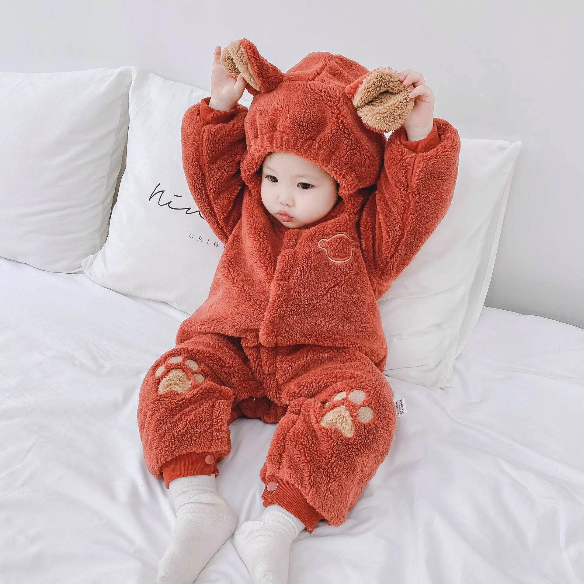 Newborn Baby Onesies Baby Clothes Romper Baby Quilted - ProTrendyz