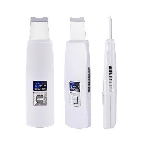 Ultrasonic Skin Scrubber Face Cleanser Blackhead Acne Removal Facial Spa Vibration Massager Ultrasound Peeling Clean Machine 394 - ProTrendyz