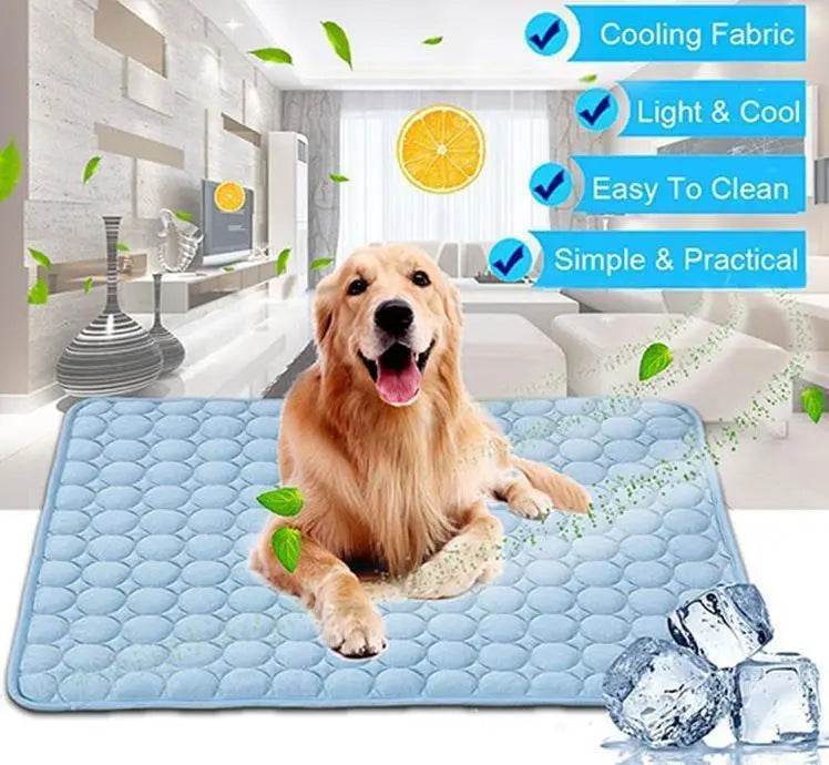 Pet Dog Cat Ice Silk Cold Nest Pad For Cooling In Summer Pet Summer Products - ProTrendyz