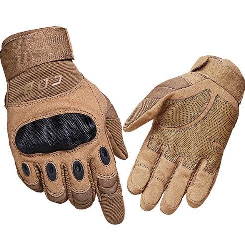 Tactical Gloves Army Military Men Gym Fitness Riding Half Finger Rubber Knuckle Protective Gear Male Tactical Gloves - ProTrendyz